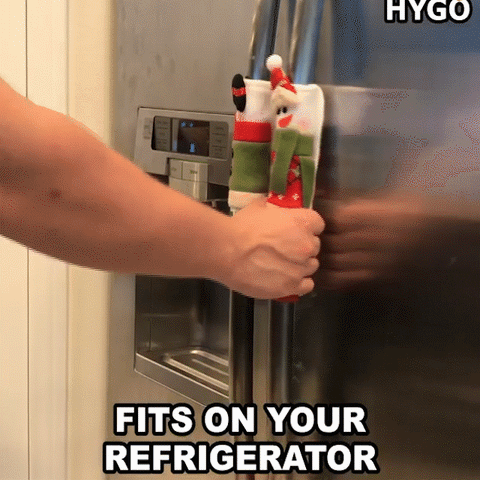 SNOWMAN KITCHEN HANDLE DOOR COVERS
