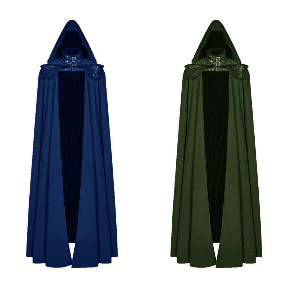 Hooded renaissance cape