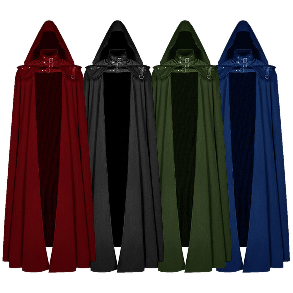 Hooded renaissance cape