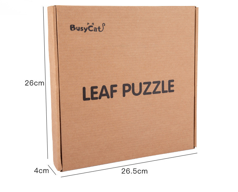 Children's early childhood leaf jigsaw puzzle