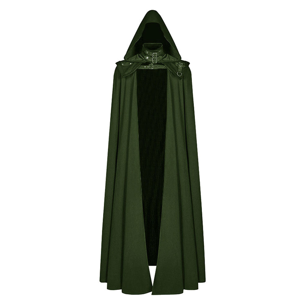 Hooded renaissance cape