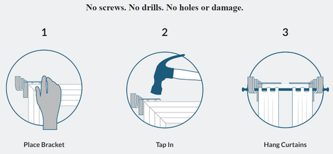 Curtain Rod Brackets