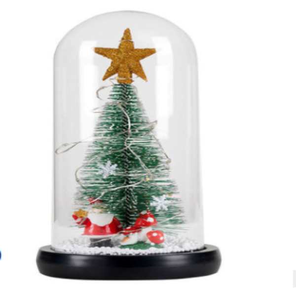 Pine window decoration LED lamp glass cover ornaments
