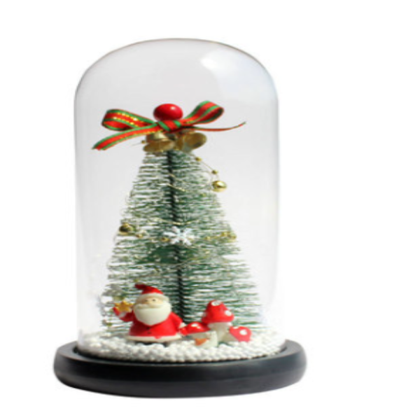 Pine window decoration LED lamp glass cover ornaments
