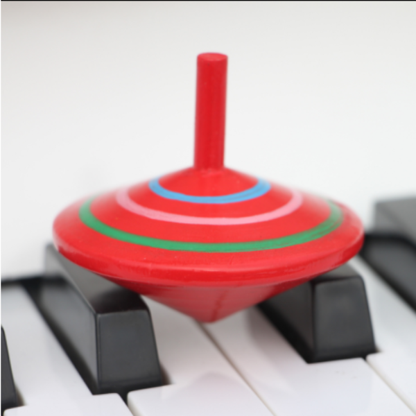 Wooden colorful finger spinning top 24.99/10piece
