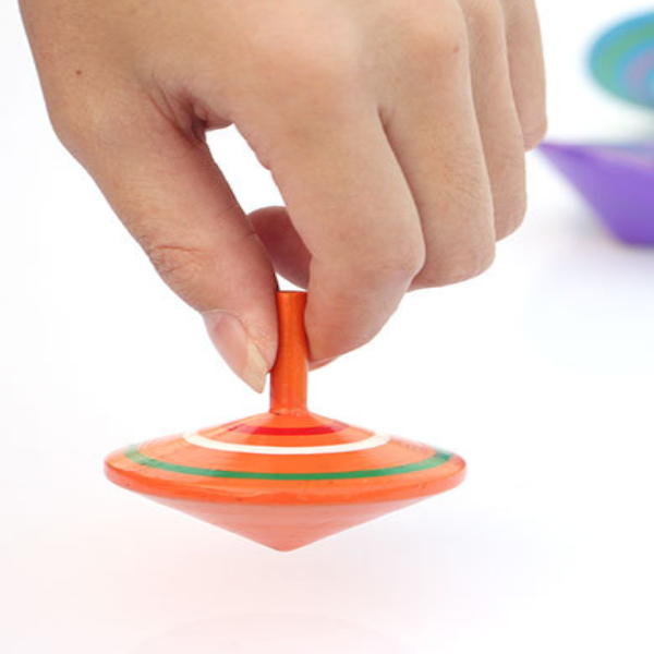 Wooden colorful finger spinning top 24.99/10piece