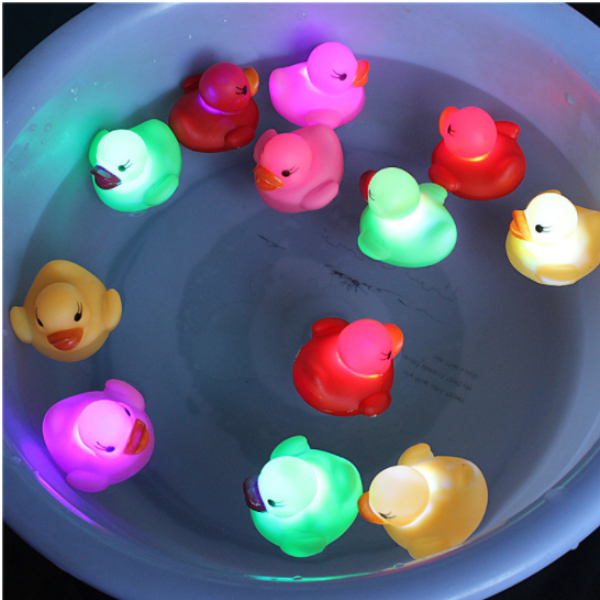 led floating water induction luminous duck