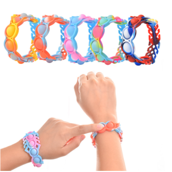 Decompression silicone wristband