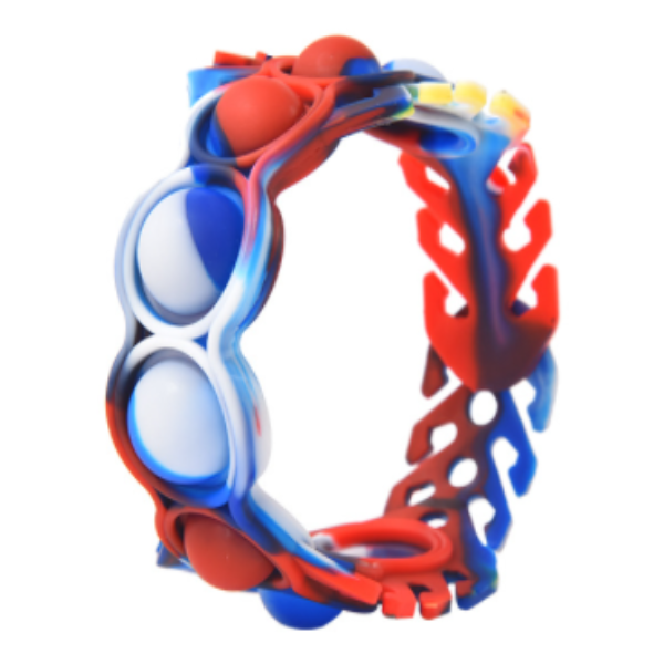 Decompression silicone wristband