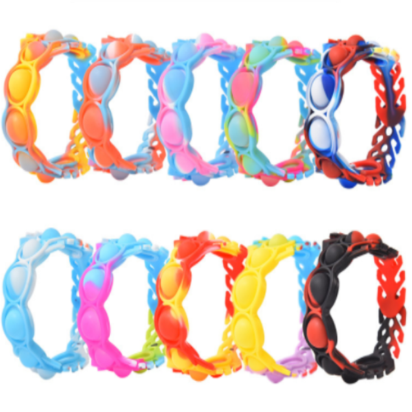 Decompression silicone wristband