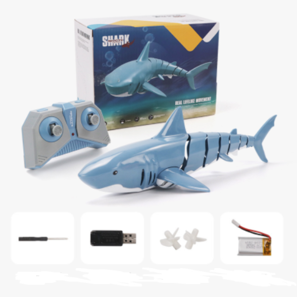 Remote control simulation electric shark