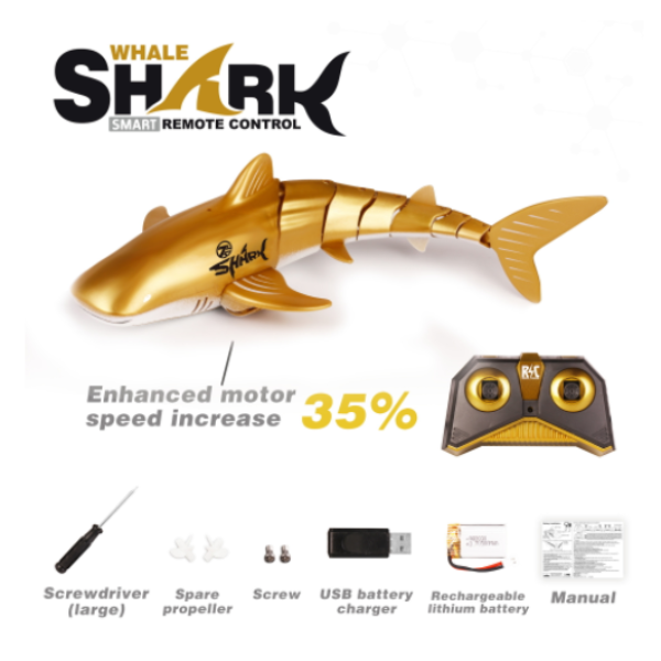 Remote control simulation electric shark