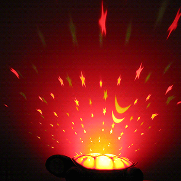 Plush turtle starry sky projection lamp