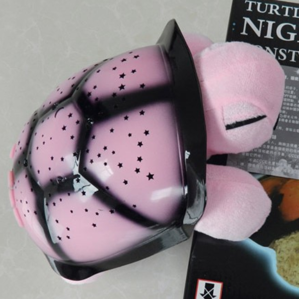 Plush turtle starry sky projection lamp