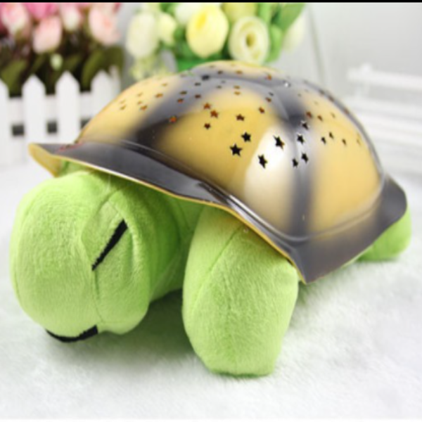 Plush turtle starry sky projection lamp