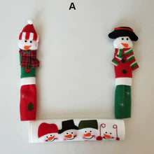 SNOWMAN KITCHEN HANDLE DOOR COVERS
