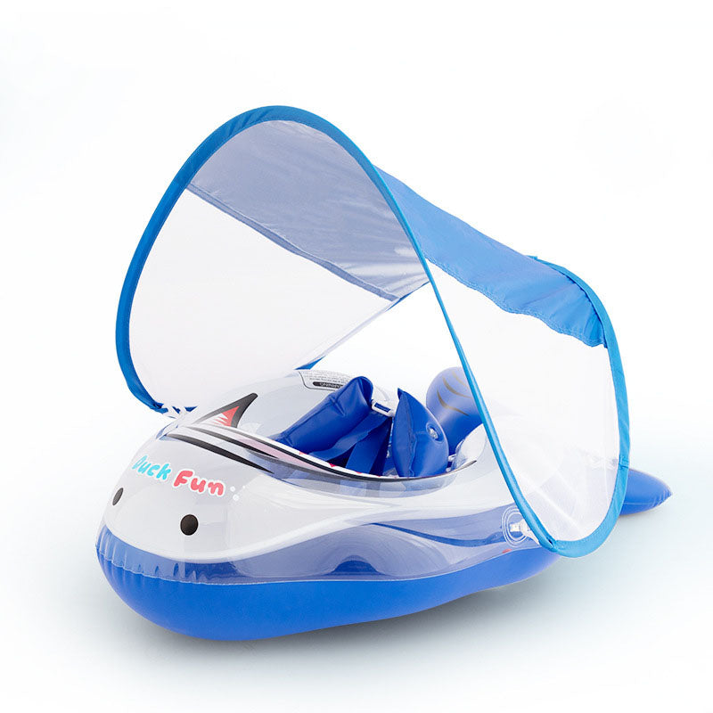 Swimming circle newborn shark canopy