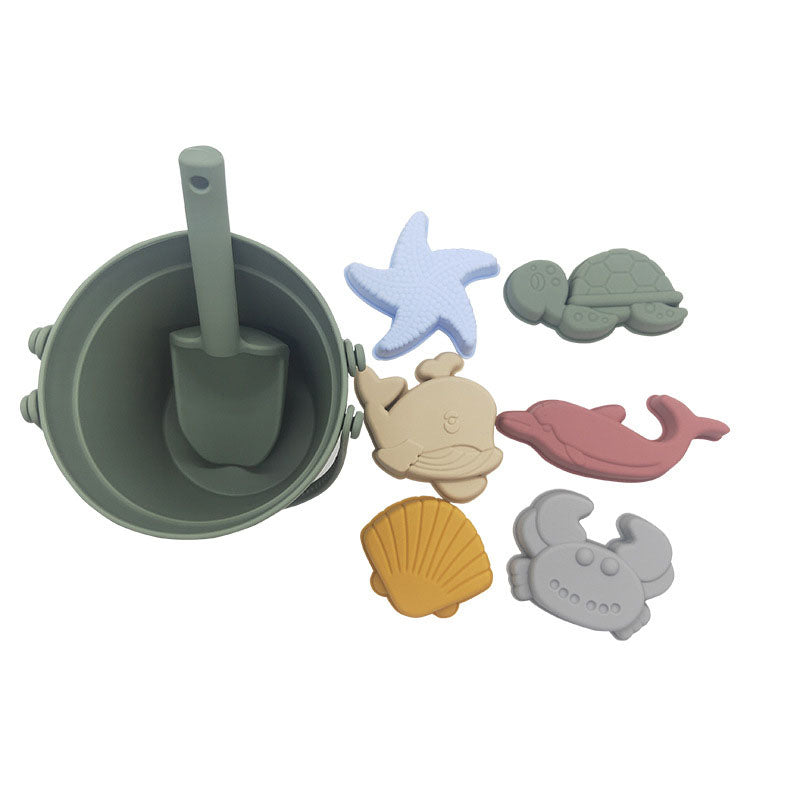Silicone beach toy animal model