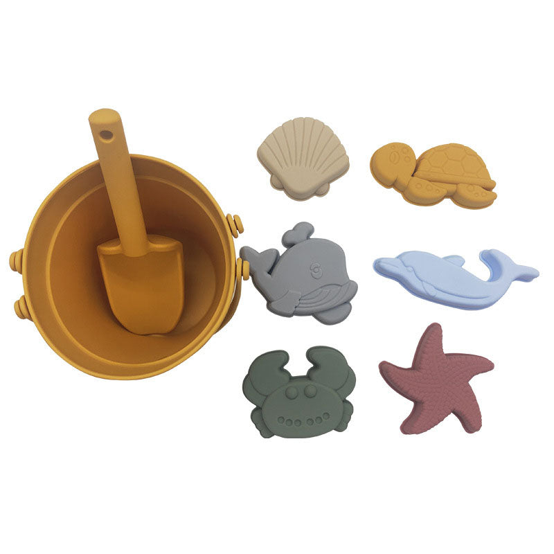 Silicone beach toy animal model