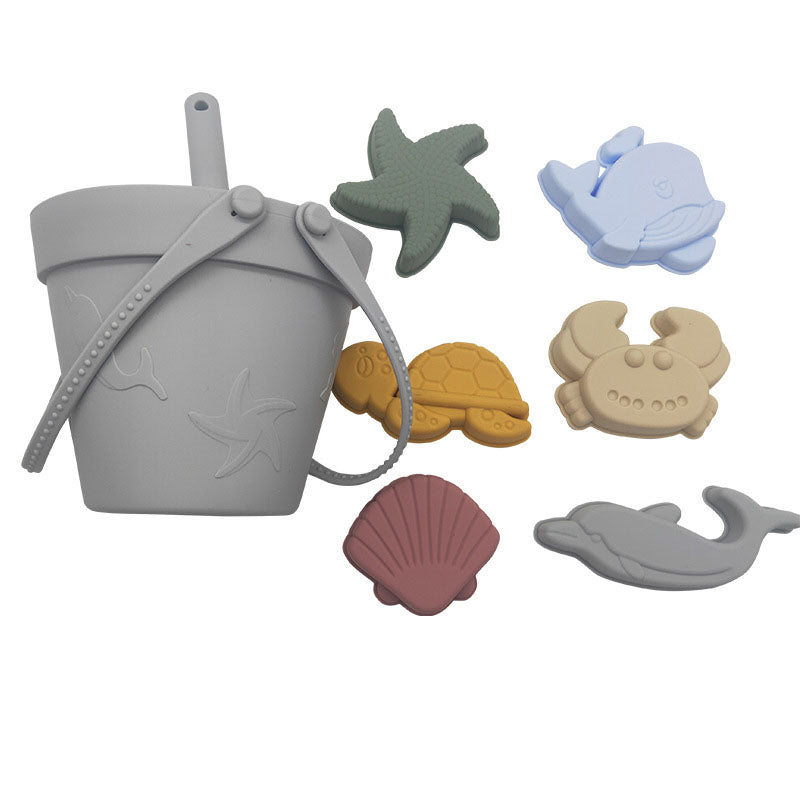 Silicone beach toy animal model
