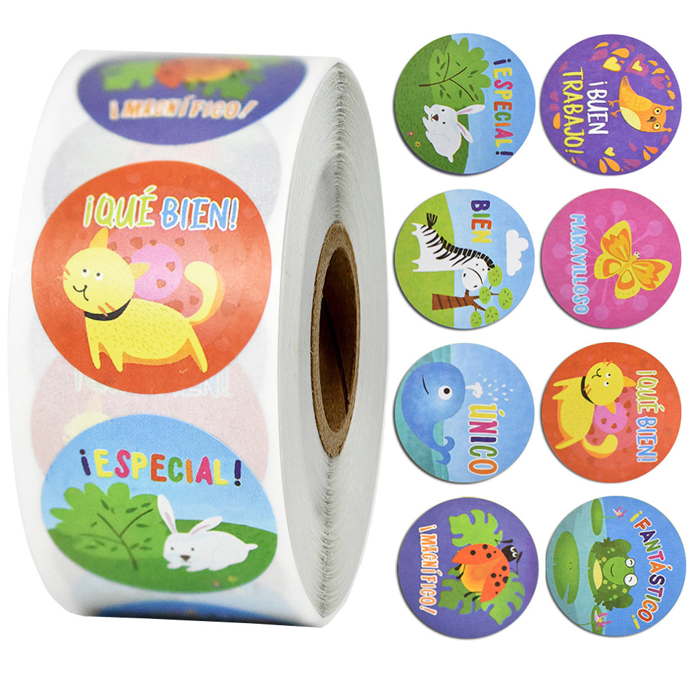 "well done" reward sticker