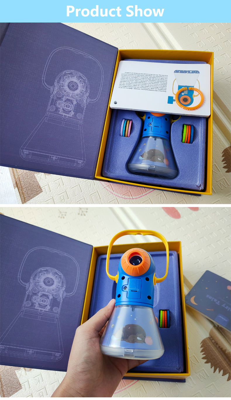 Children's night light projection lamp multifunctional toy