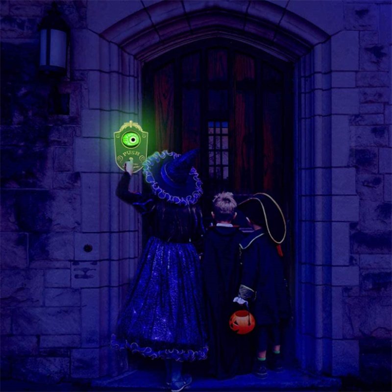 Halloween One Eyed Doorbell Haunted Decoration