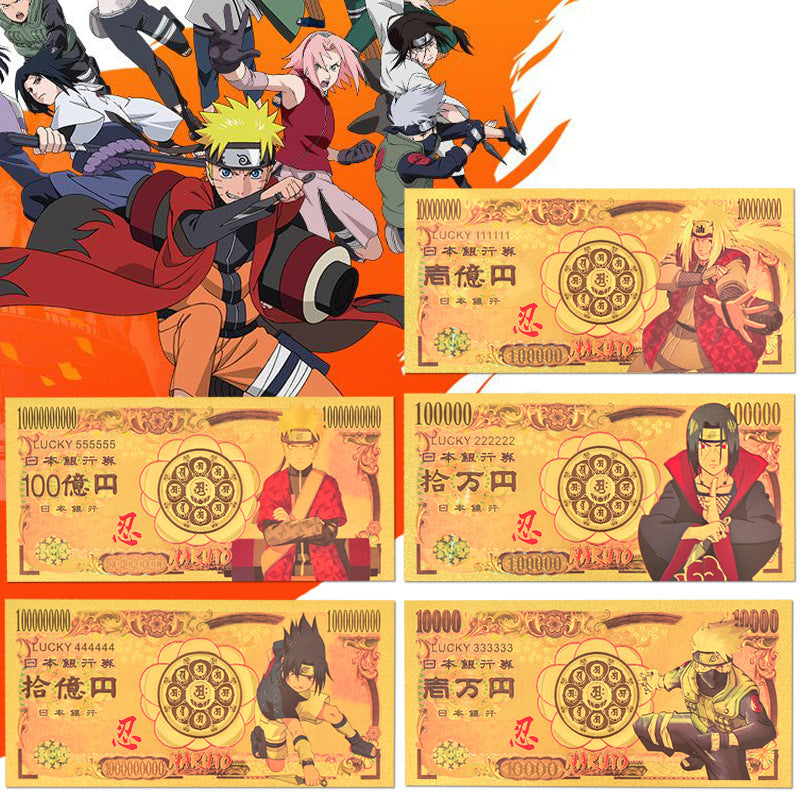 Naruto metal card collection