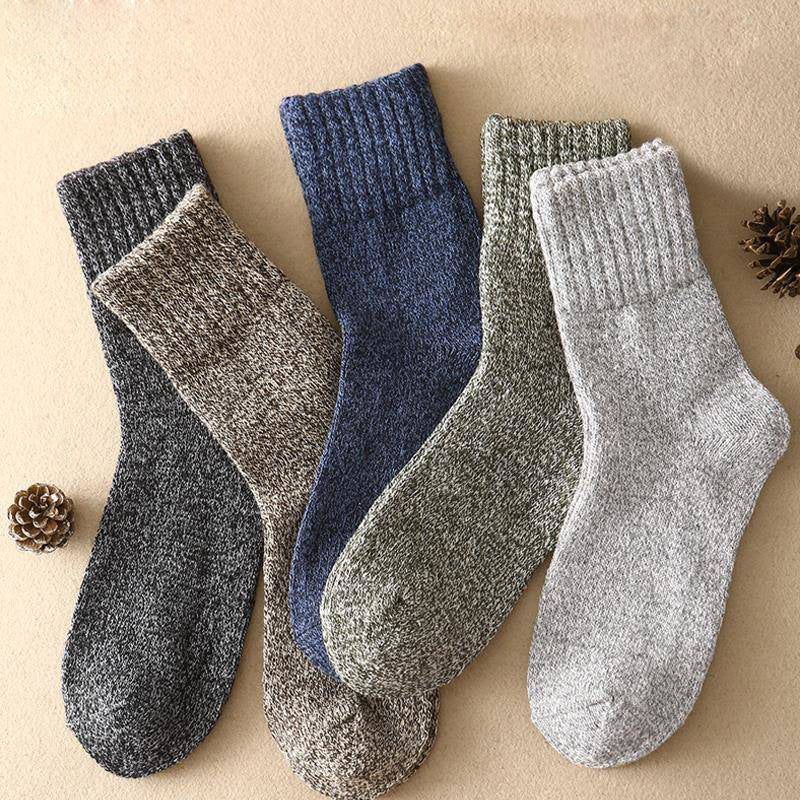 5 pairs of winter men's thickened thermal socks