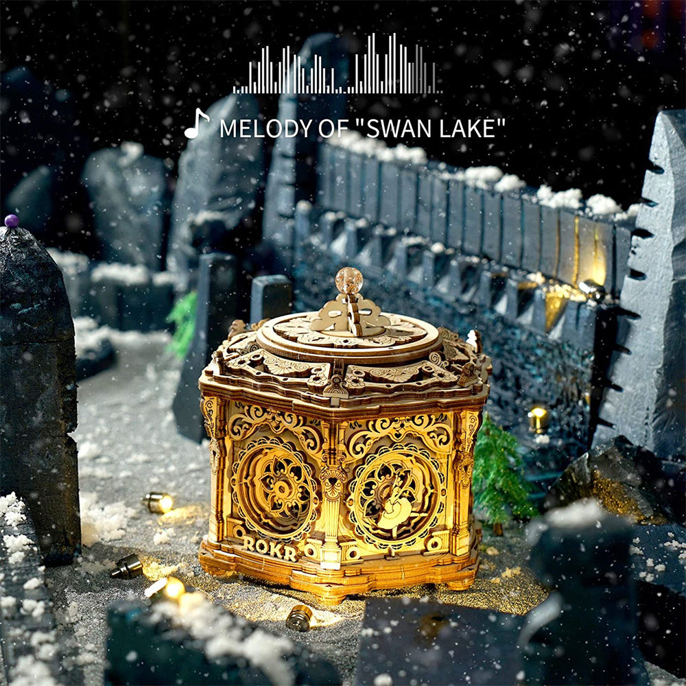 Music box 3D Wooden Model Making
