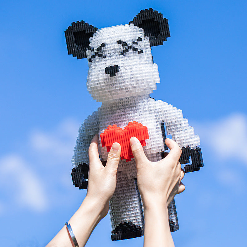 DIY dark violent bear model set