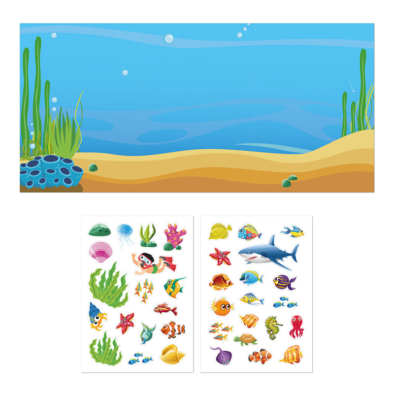 Children's stickers books DIY toys