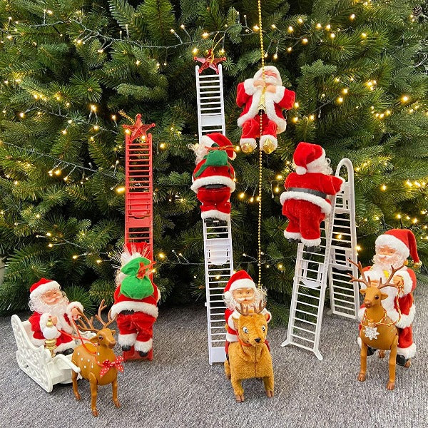 Electric Ladder Santa