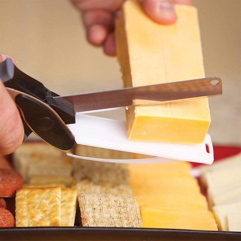 Multifunctional Scissors Food Vegetable Scissor 2 in 1