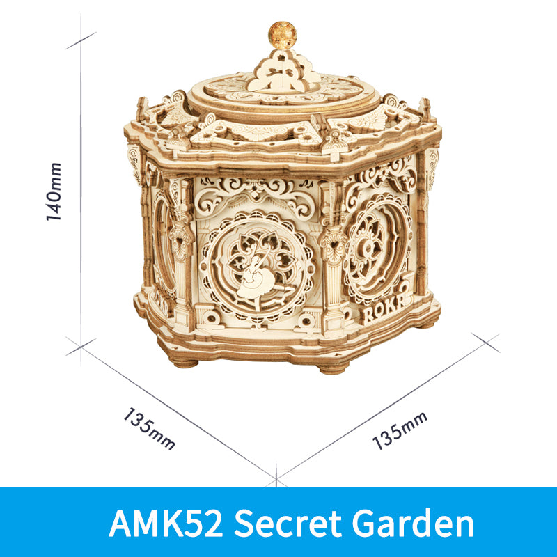 Music box 3D Wooden Model Making