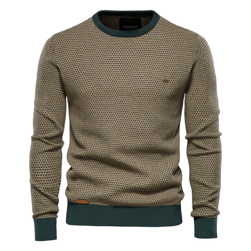 Splice pullover casual knitting sweater
