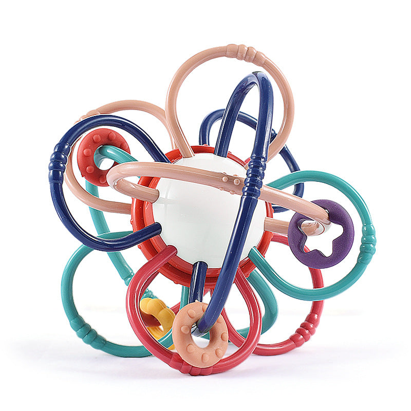 Pull silicone teething baby sensory toy