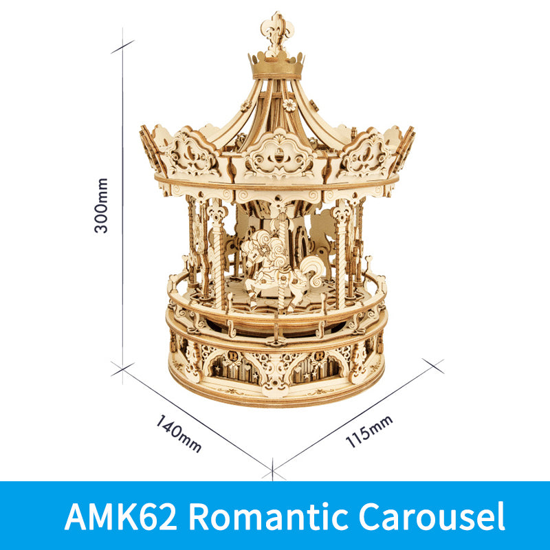 Music box 3D Wooden Model Making