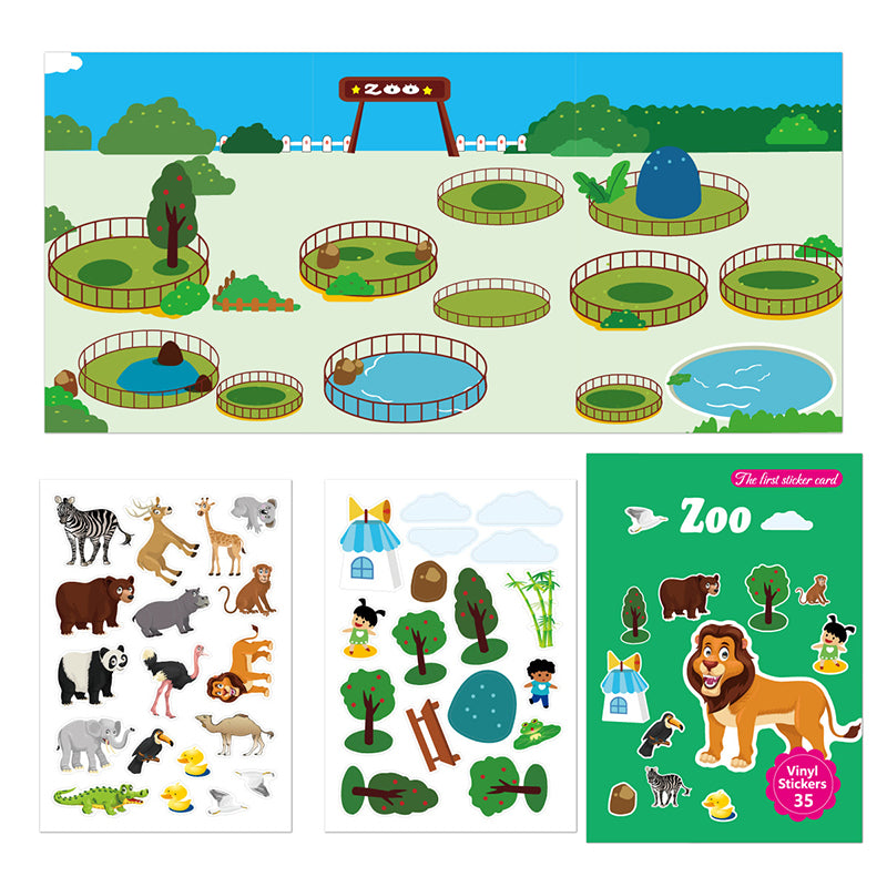 Children's stickers books DIY toys