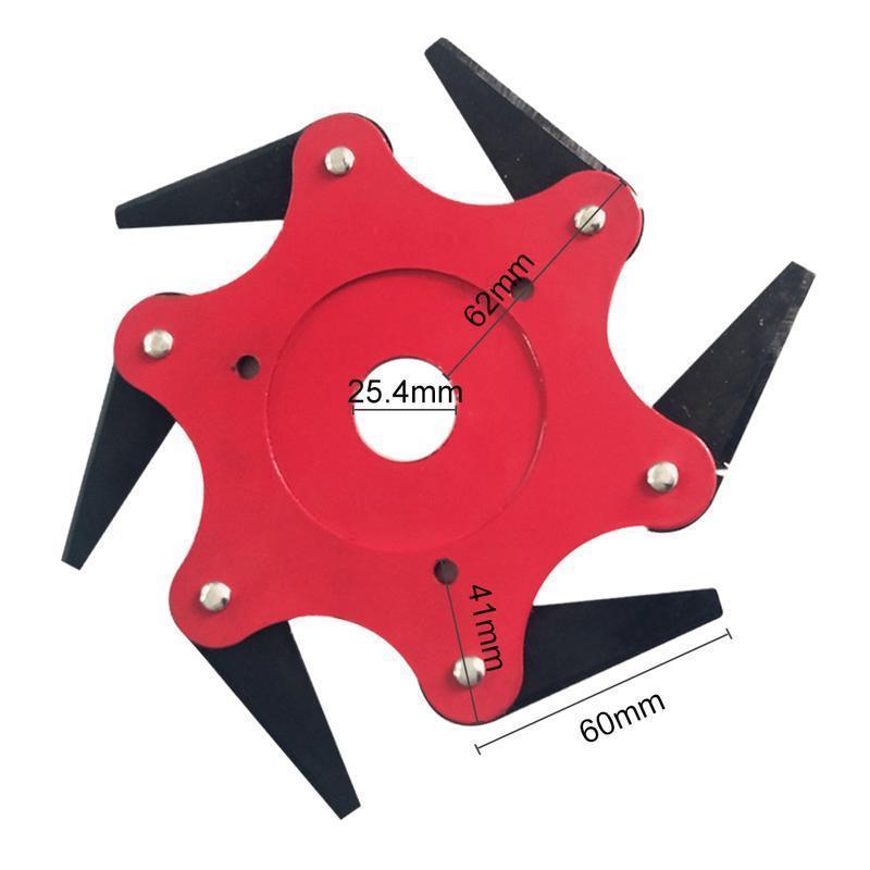 Universal 6-blade Trimmer Head for Lawn Mowers