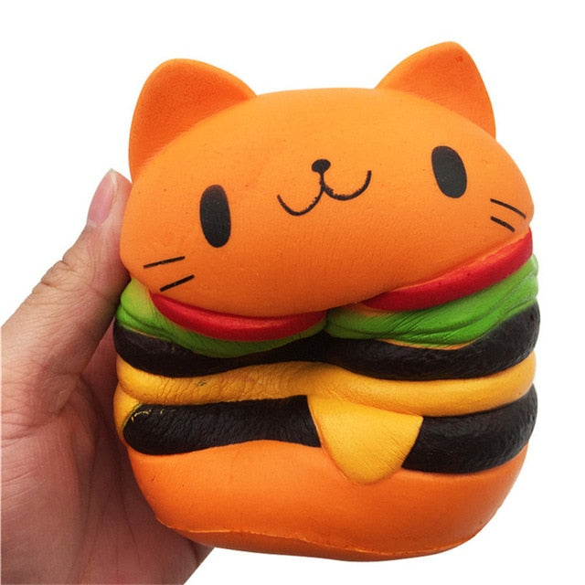 Popcorn cake hamburger decompression toy