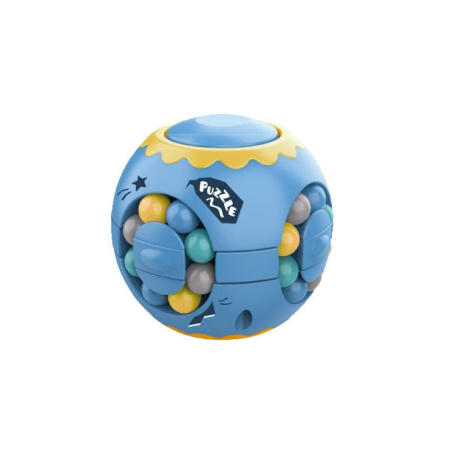 Cube fingertip decompression rotating ball toy