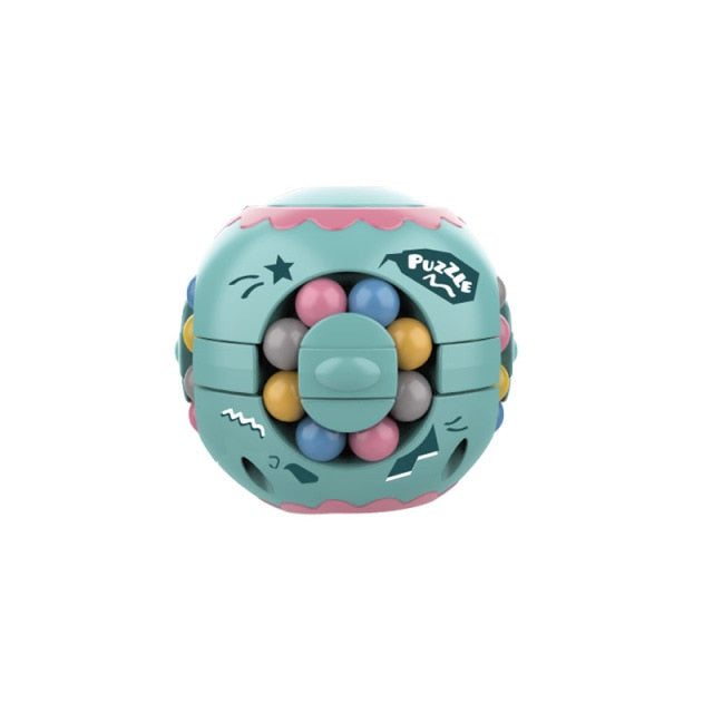 Cube fingertip decompression rotating ball toy