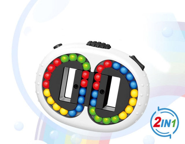 Cube fingertip decompression rotating ball toy