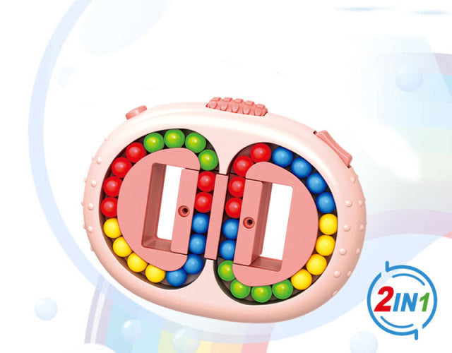Cube fingertip decompression rotating ball toy