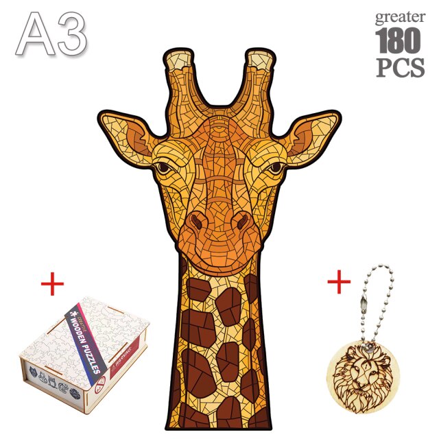 Unique wooden Animal Puzzle