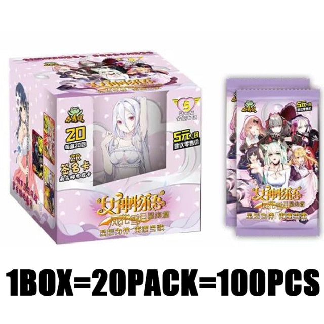 Animation goddess collection rare card collection
