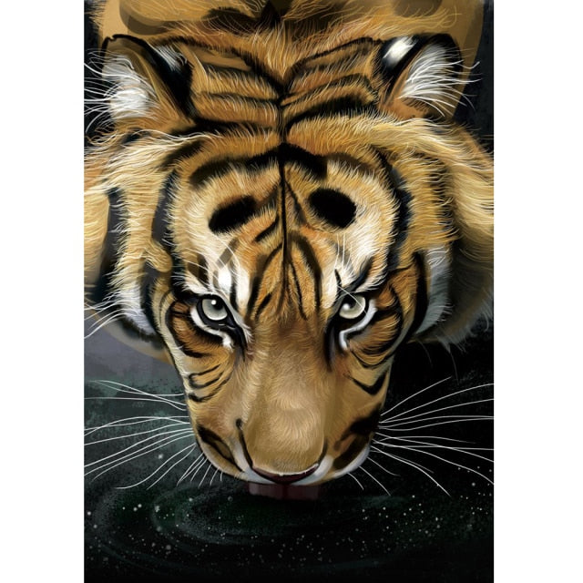 Animal Taiji theme jigsaw board game