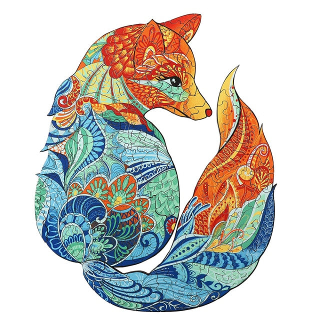 Animal Taiji theme jigsaw board game