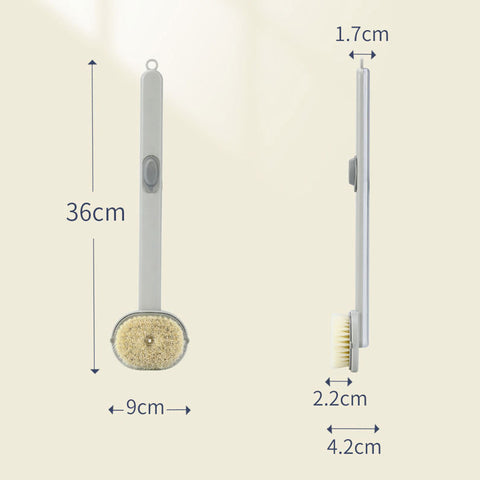 Long Handle Detachable Bath Massager Brush